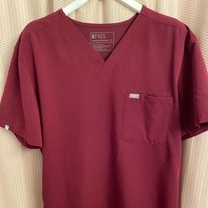 FIGS Burgundy Men’s Scrubs